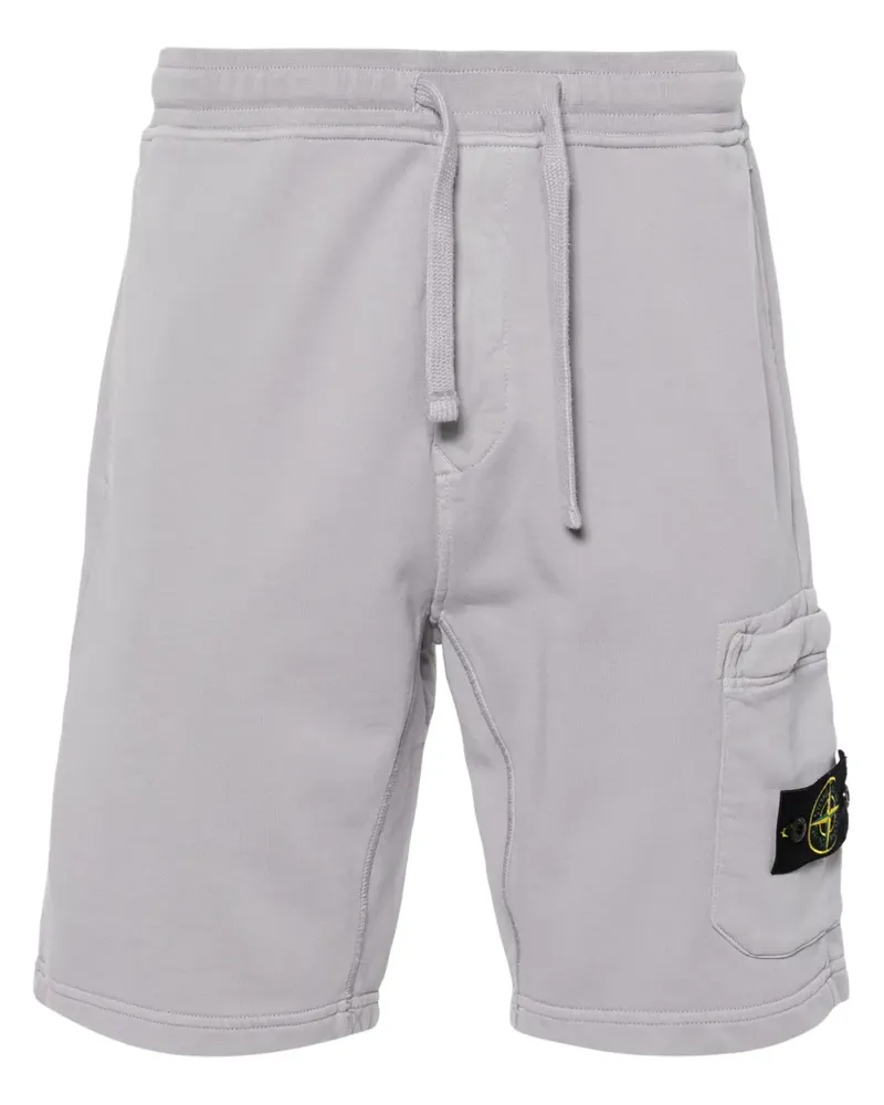 Stone Island Shorts mit Kompass-Motiv - Grau Grau