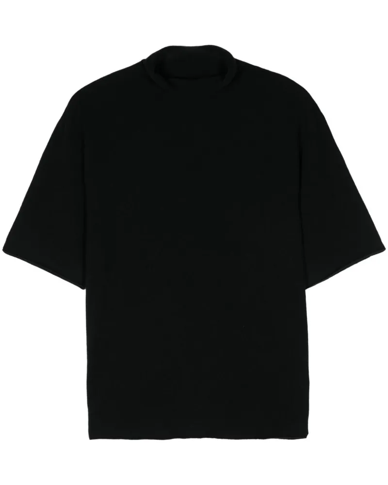 Jil Sander Pullover mit Stehkragen - Schwarz Schwarz