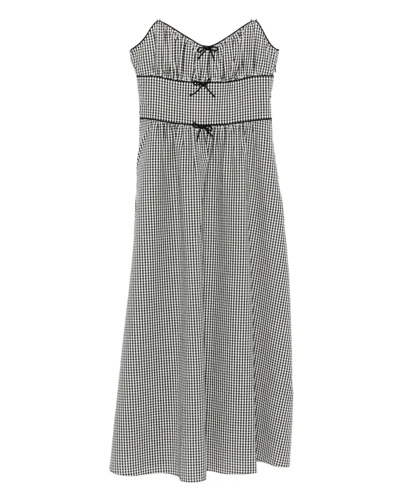 DÔEN Belline Midikleid - Schwarz Schwarz