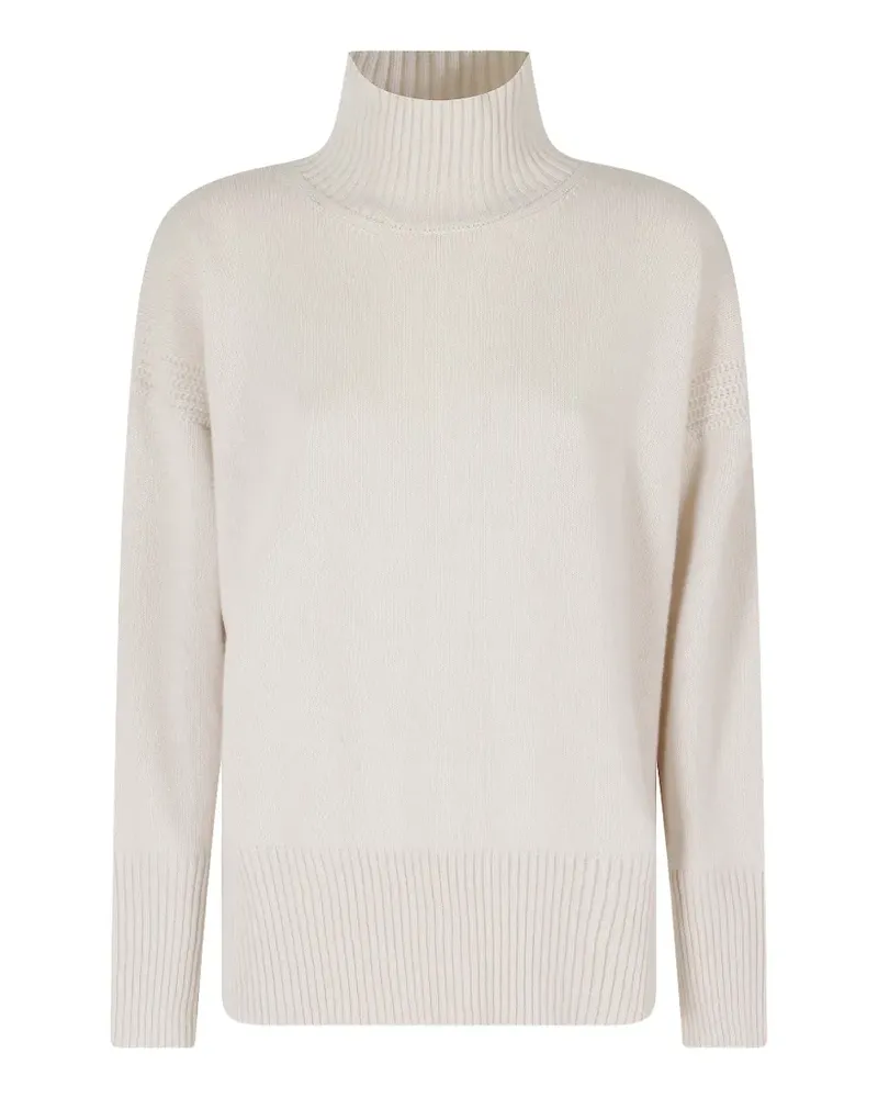 Roberto Collina Gerippter Pullover - Weiß Weiß