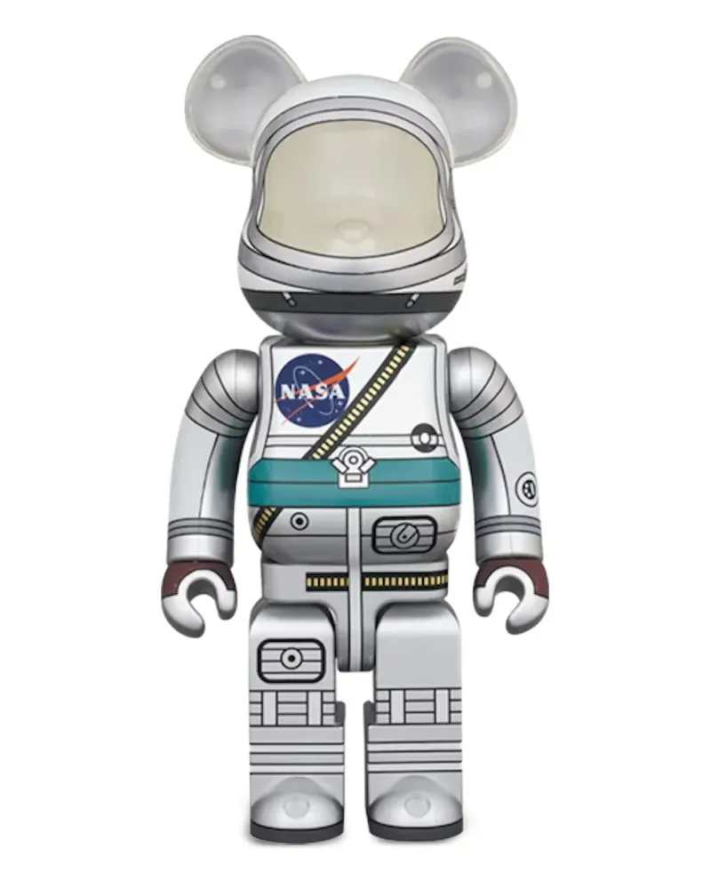 Medicom Toy x NASA BE@RBRICK 1000% Figur - Silber Silber