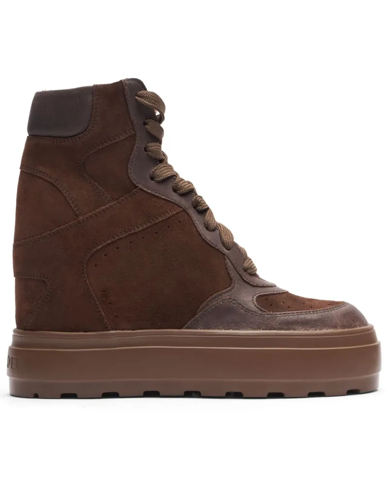 Casadei High-Top-Sneakers aus Wildleder - Braun Braun