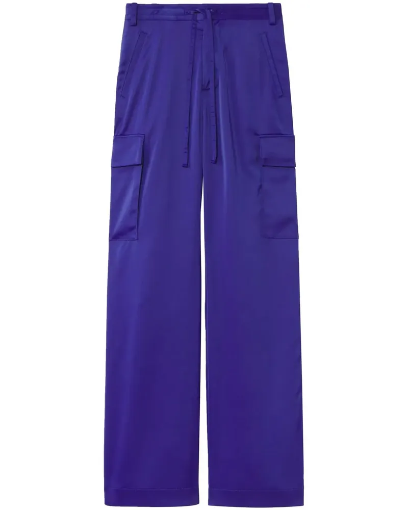 Proenza Schouler Cargohose mit Kordelzug - Blau Blau
