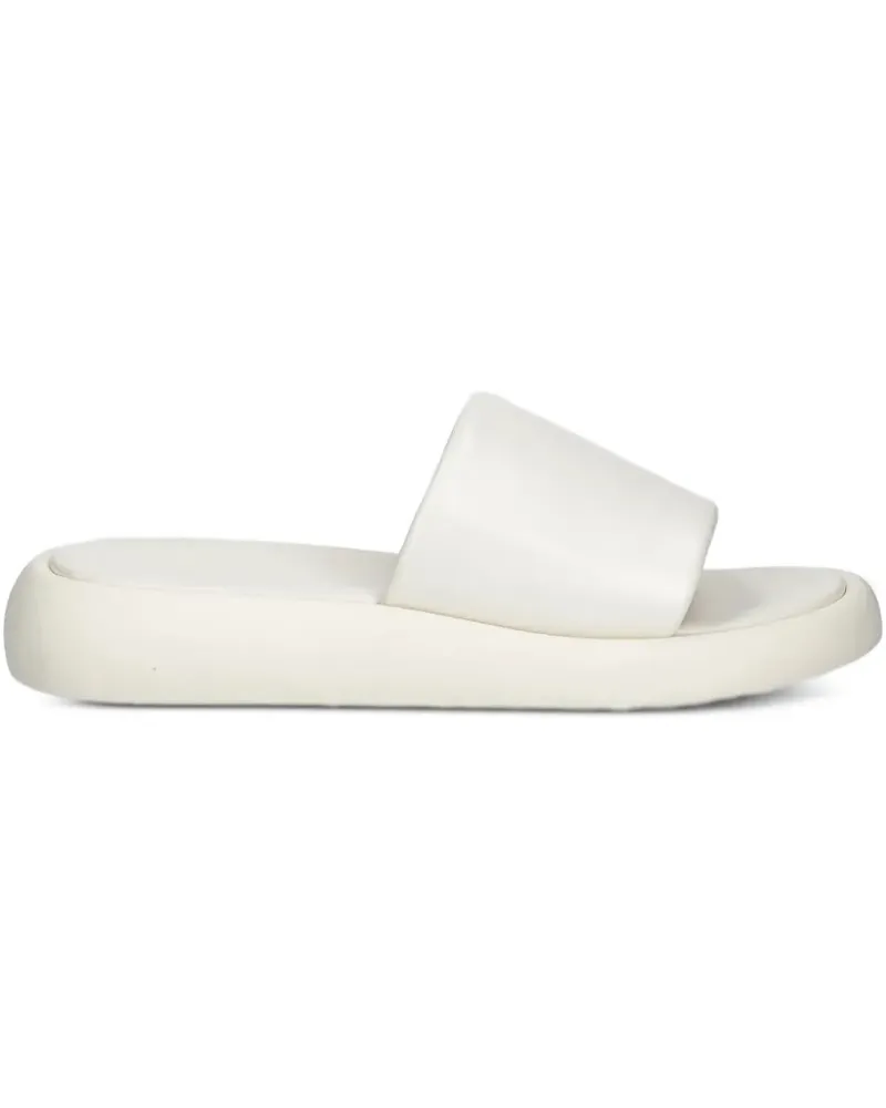 Copenhagen Sandalen mit Plateau - Weiß Weiß