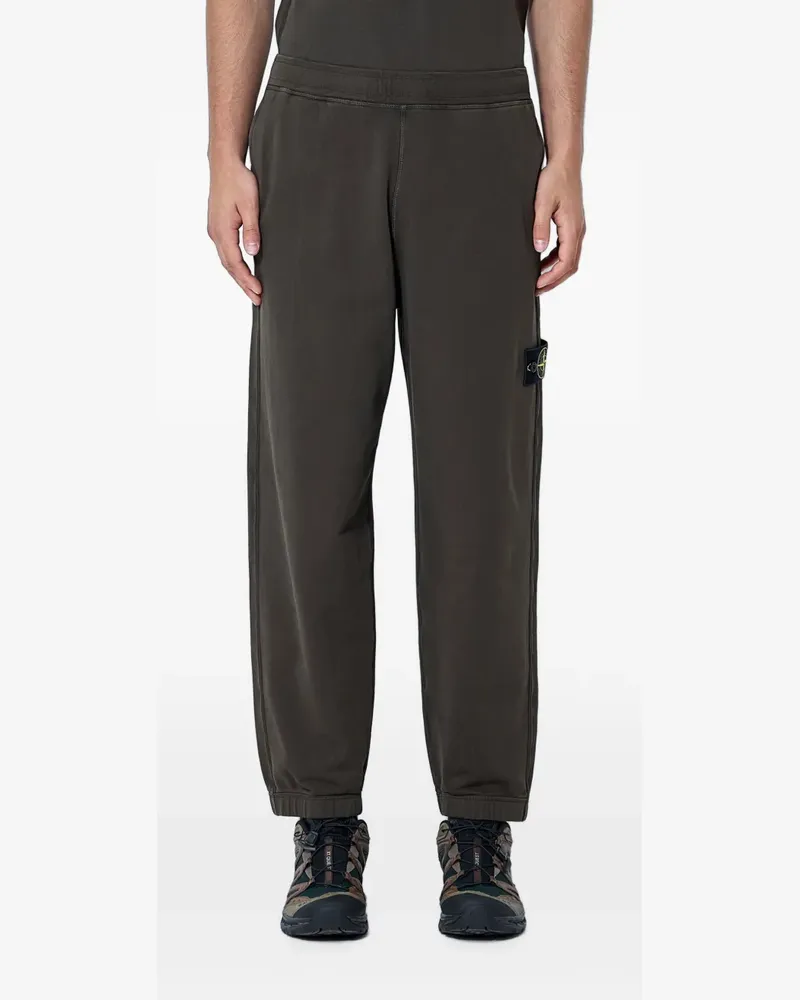 Stone Island logo-patch track pants - Braun Braun