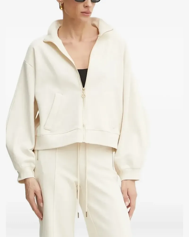 Twin-Set Sweatshirt mit Reißverschluss - Nude Nude