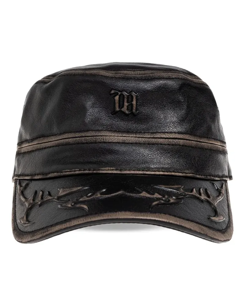 MISBHV Embossed-Logo Cap - Schwarz Schwarz