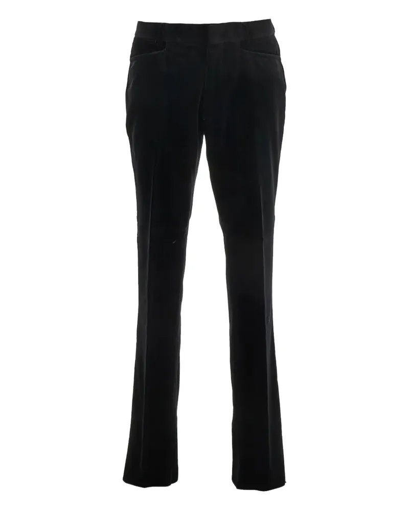 Tom Ford Hose aus Samt - Schwarz Schwarz