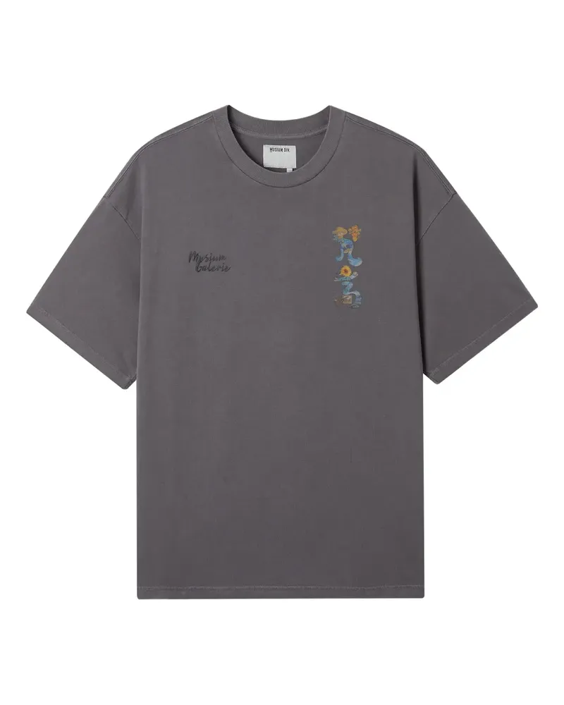 Musium Div. T-Shirt mit Vincent van Gogh-Print - Grau Grau