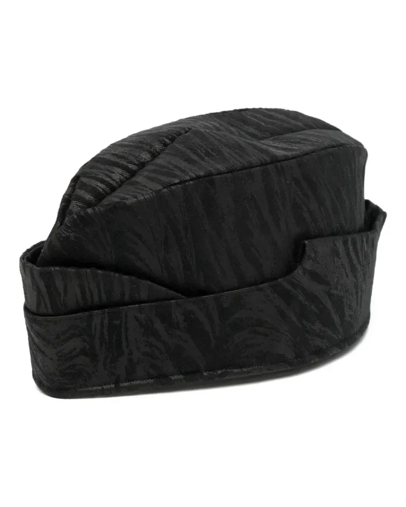 Olly Shinder Hut mit Camouflage-Print - Schwarz Schwarz