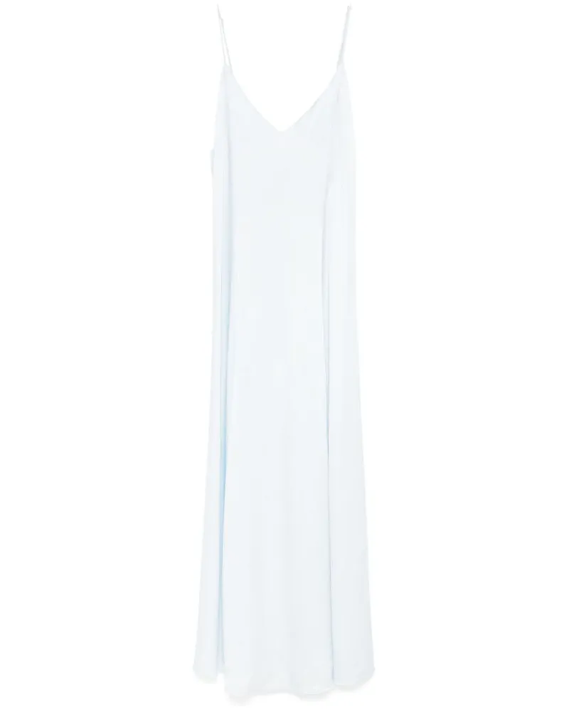 forte_forte Maxikleid mit lockerem Schnitt - Blau Blau