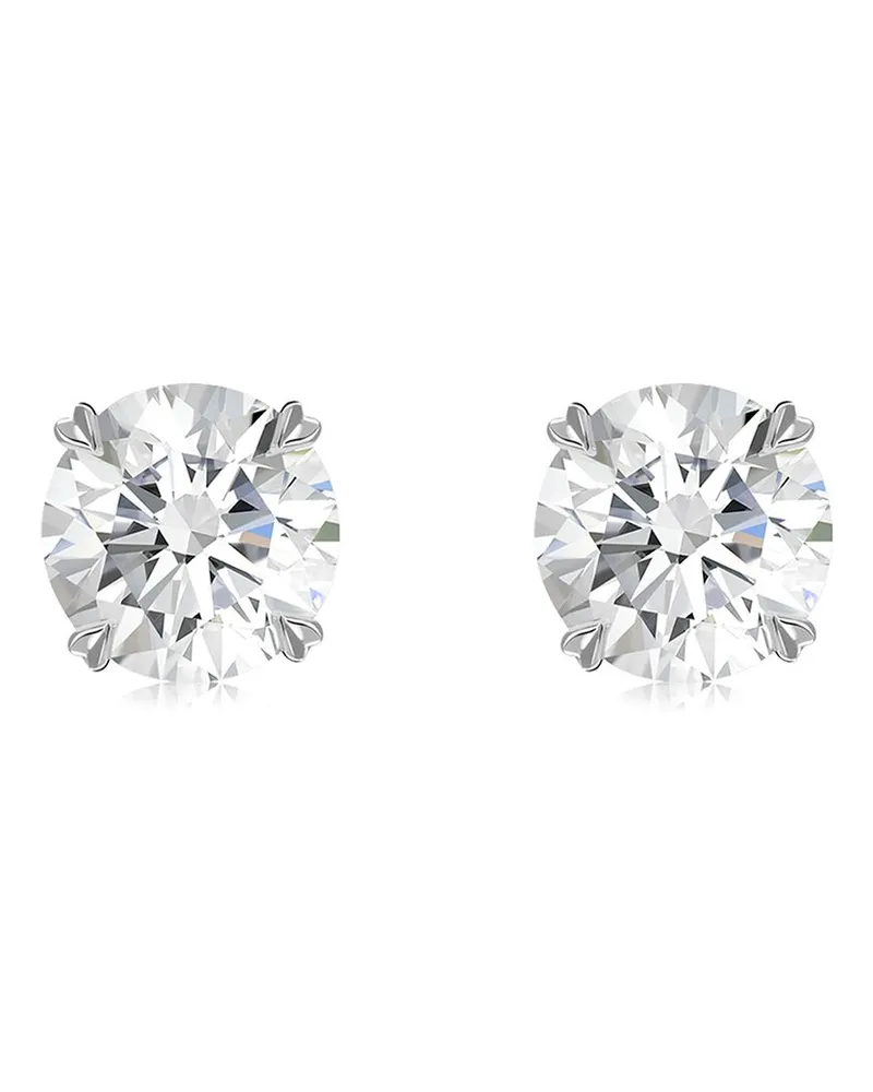 Pragnell 18kt Weißgoldohrringe mit Diamanten - Silber Silber