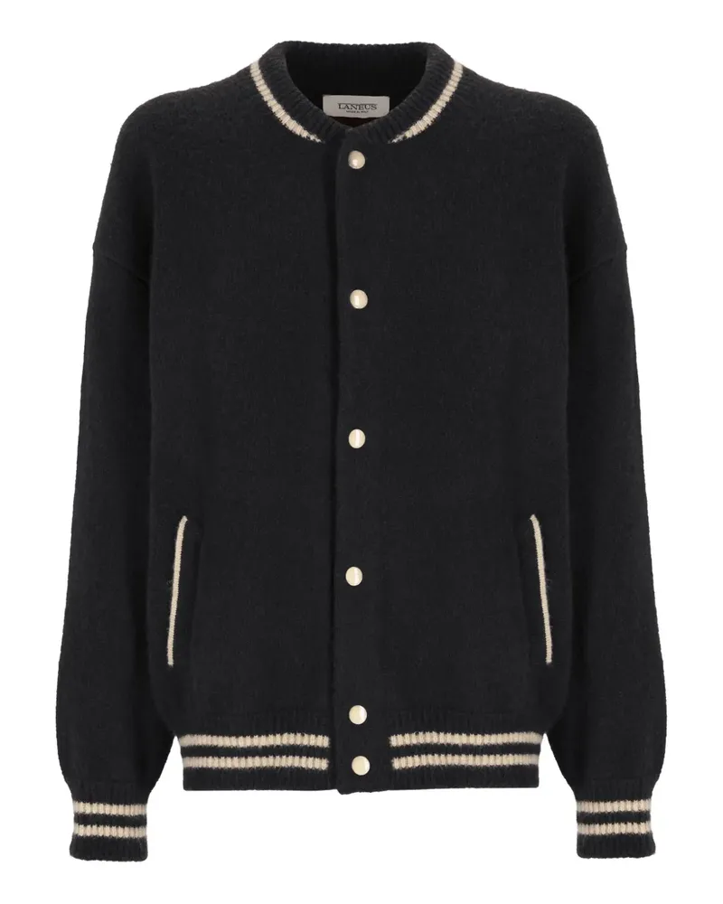 Laneus knitted bomber jacket - Schwarz Schwarz