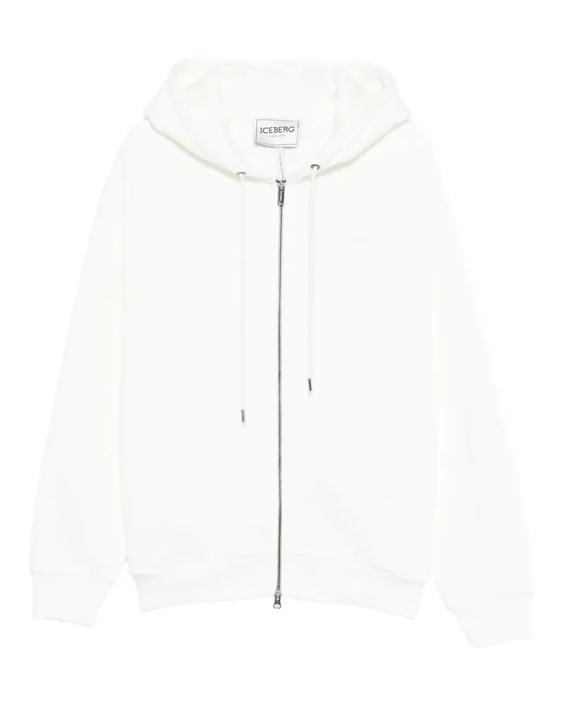 Iceberg Kapuzenjacke mit Reißverschluss - Weiß Weiß