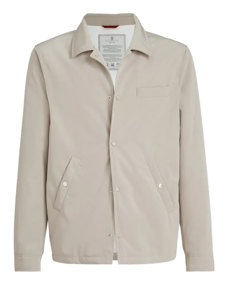 Brunello Cucinelli Gefütterte Jacke - Nude Nude