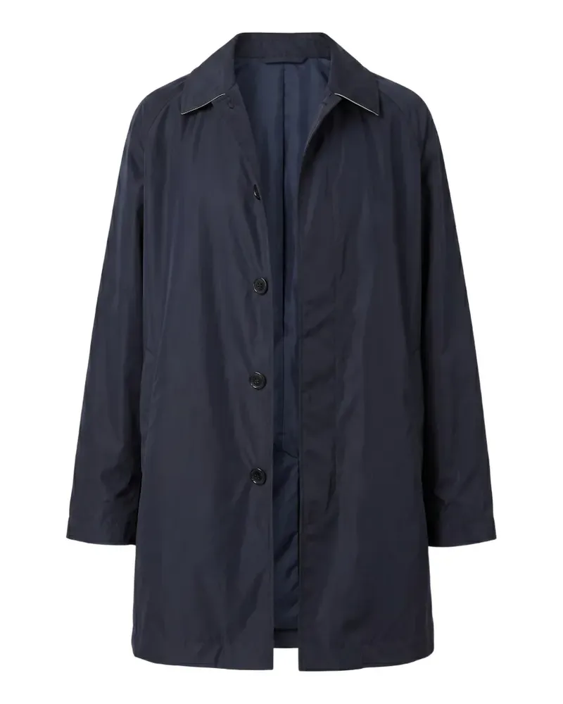 Burberry Karierte Jacke - Blau Blau
