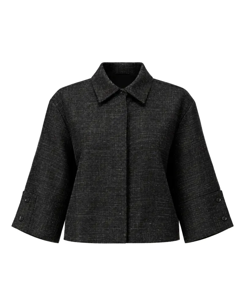 Liviana Conti Cecilie button-cuff shirt - Schwarz Schwarz