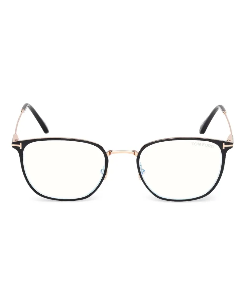 Tom Ford Brille mit eckigem Gestell - Schwarz Schwarz