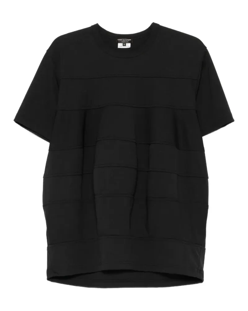 Comme des Garçons panelled crew-neck T-shirt - Schwarz Schwarz