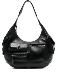 Blumarine Große Hobo Schultertasche Schwarz