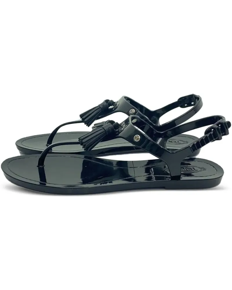 TOD'S Verzierte Sandalen - Schwarz Schwarz