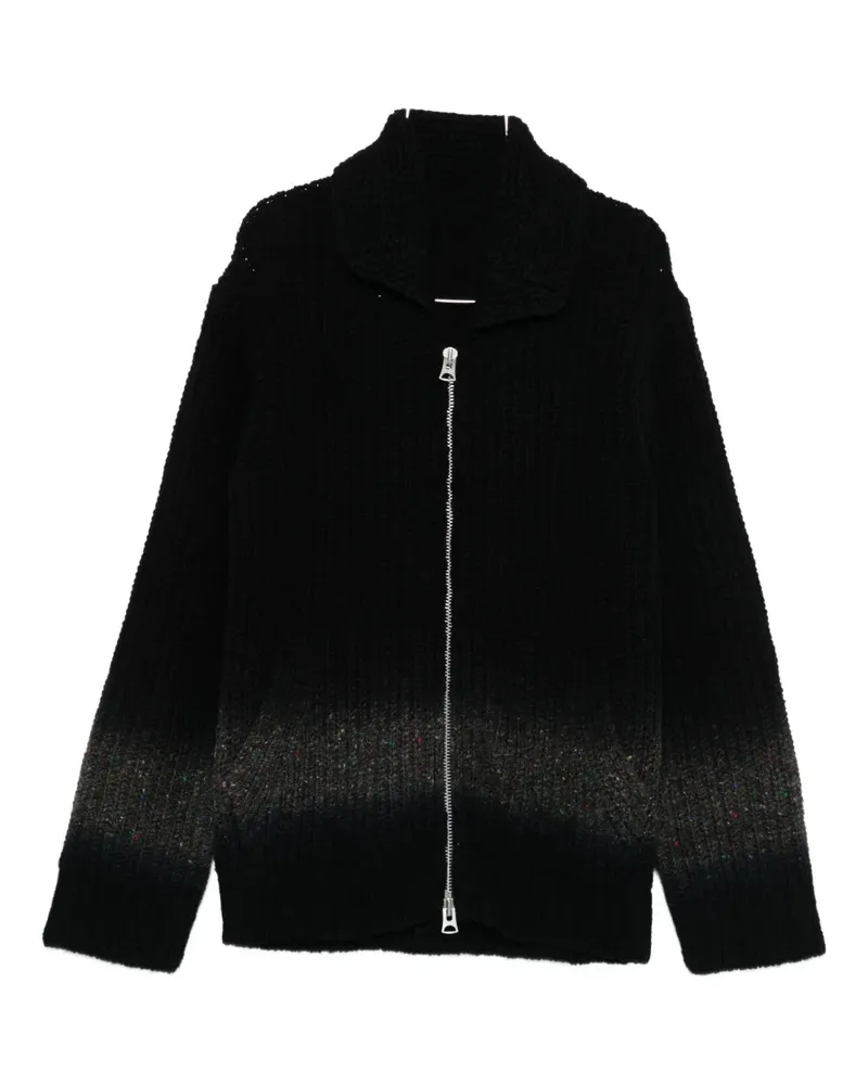Sacai Cardigan mit Reißverschluss - Schwarz Schwarz