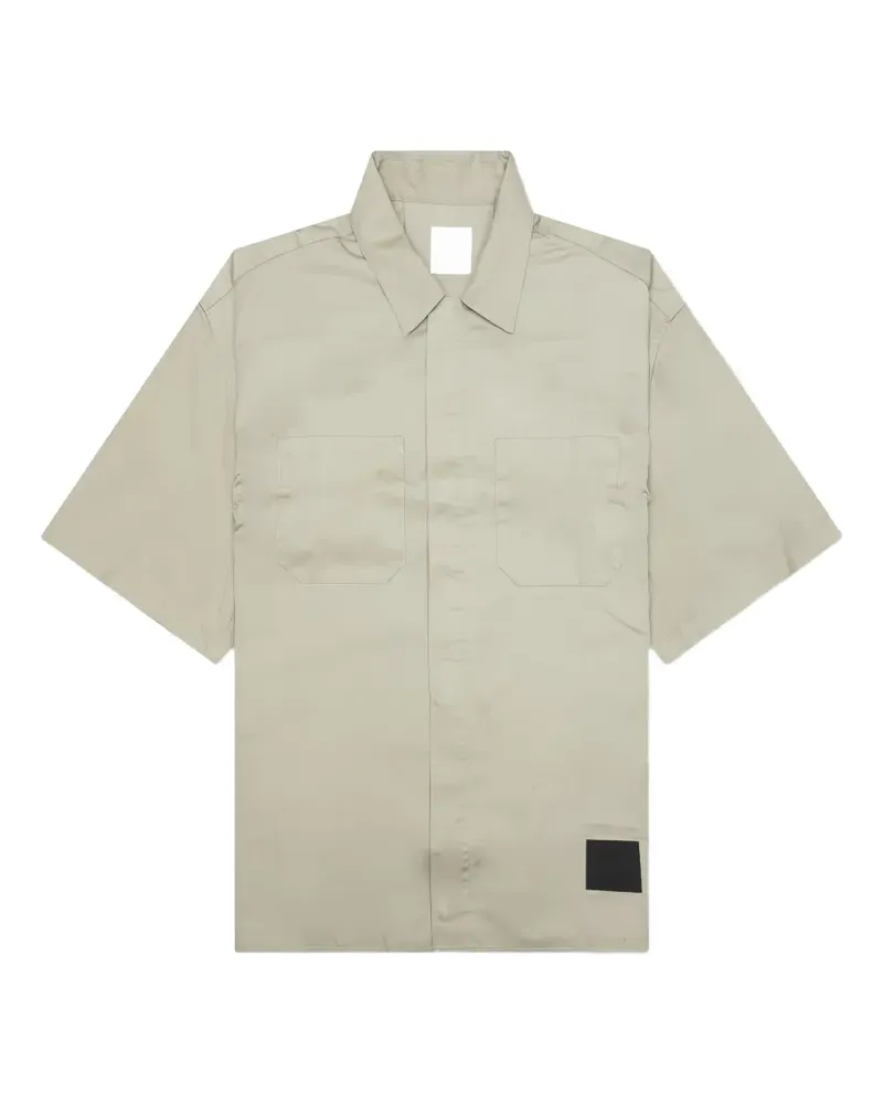 Givenchy logo-print Flight shirt - Grau Grau