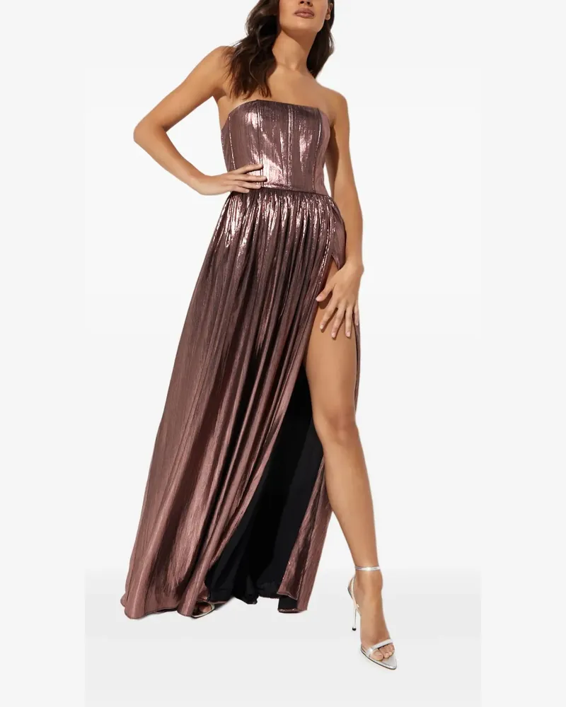 Retrofête Jaden belted maxi dress - Braun Braun