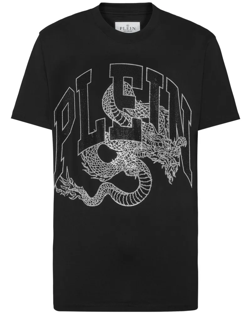Philipp Plein Dragon T-Shirt - Schwarz Schwarz