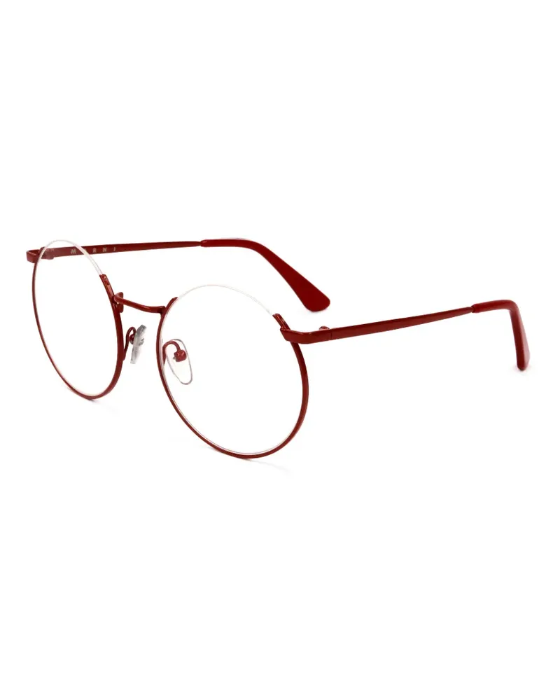 Marni Brille mit rundem Gestell - Rot Rot