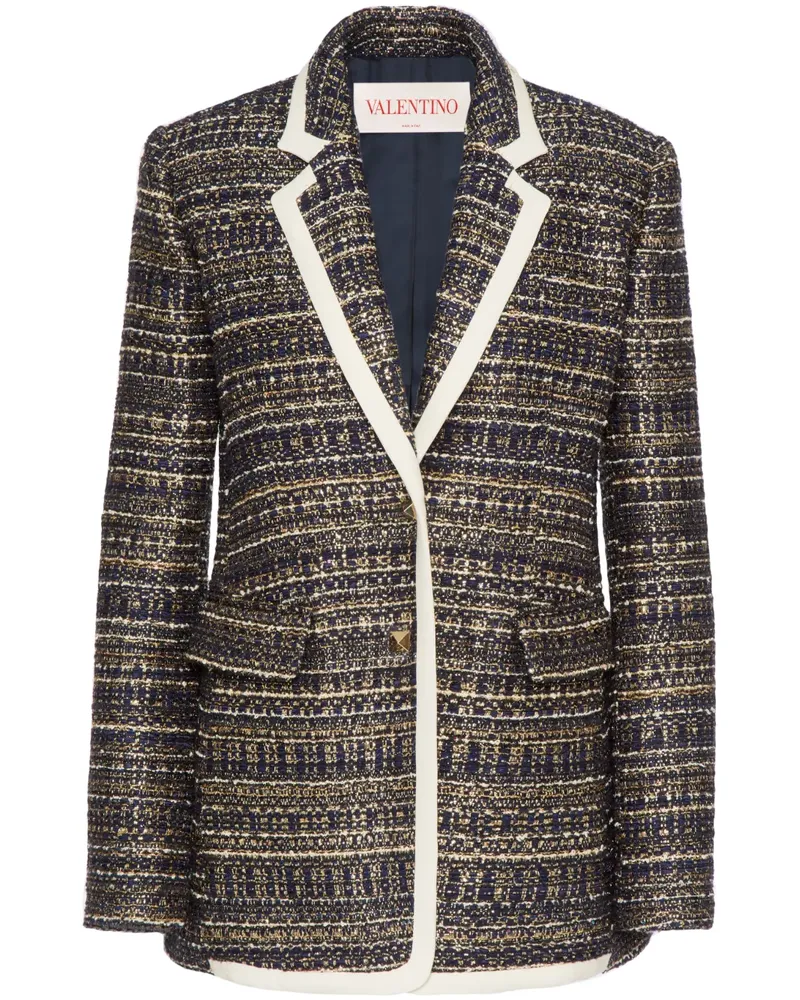 Valentino Garavani Blazer aus Tweed - Blau Blau