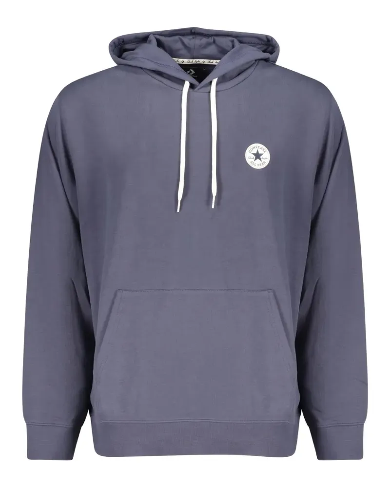 Converse Chuck Taylor logo-patch hoodie - Blau Blau