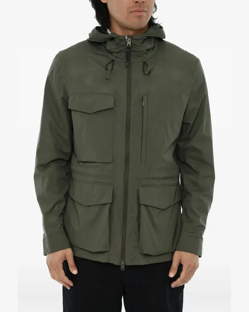 Woolrich Ripstop-Jacke im Utility-Look - Grün Grün