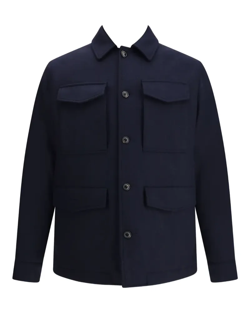Valstar button-fastening flap-pocket jacket - Blau Blau