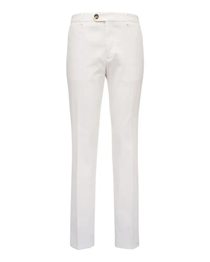 Brunello Cucinelli button slacks - Weiß Weiß
