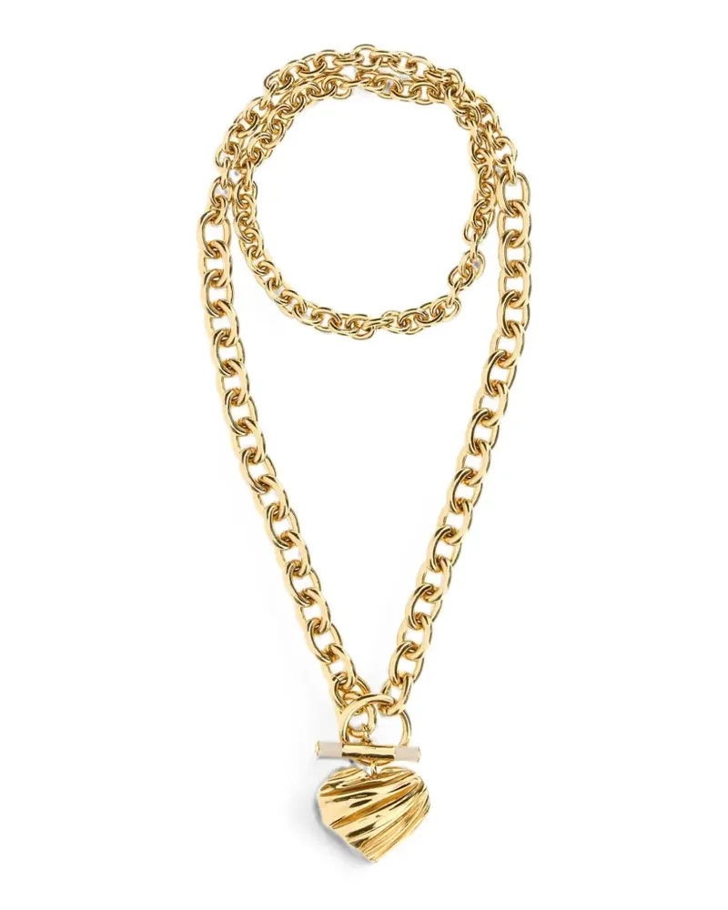 Chloé The Pleated Heart Halskette - Gold Gold