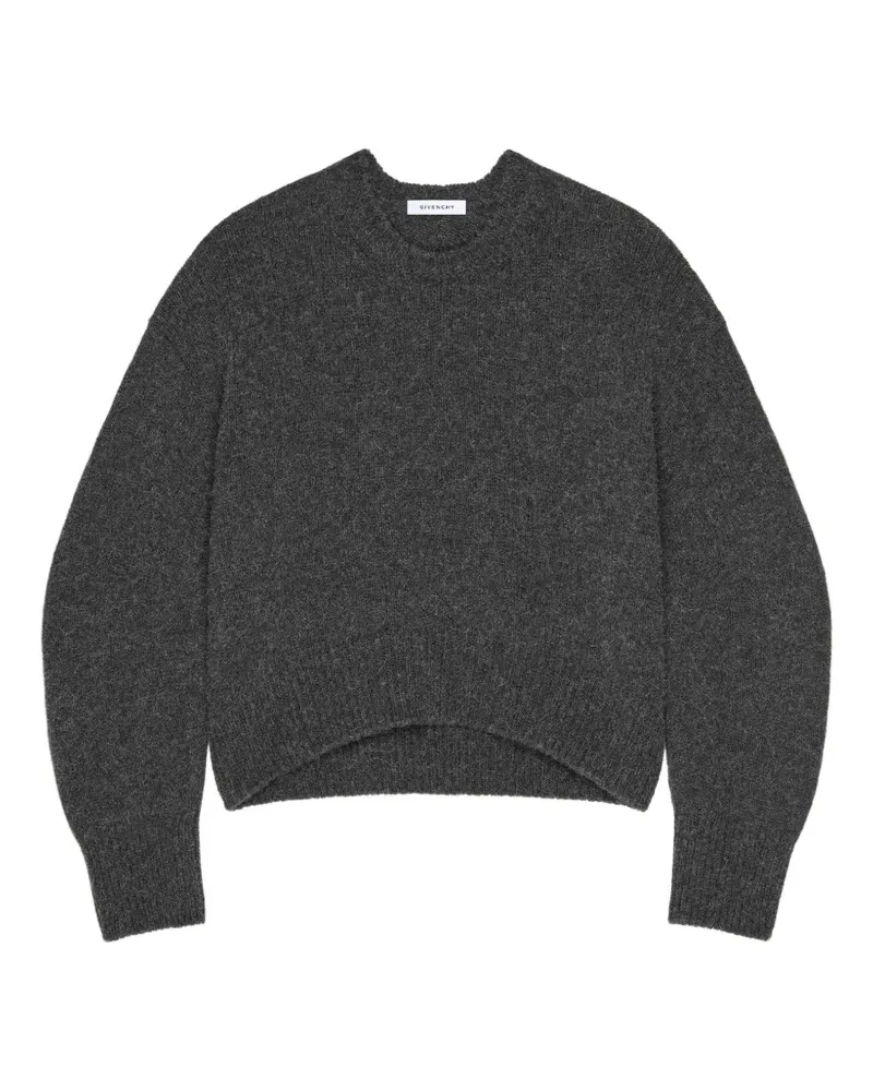 Givenchy brushed-knit crew-neck sweater - Grau Grau