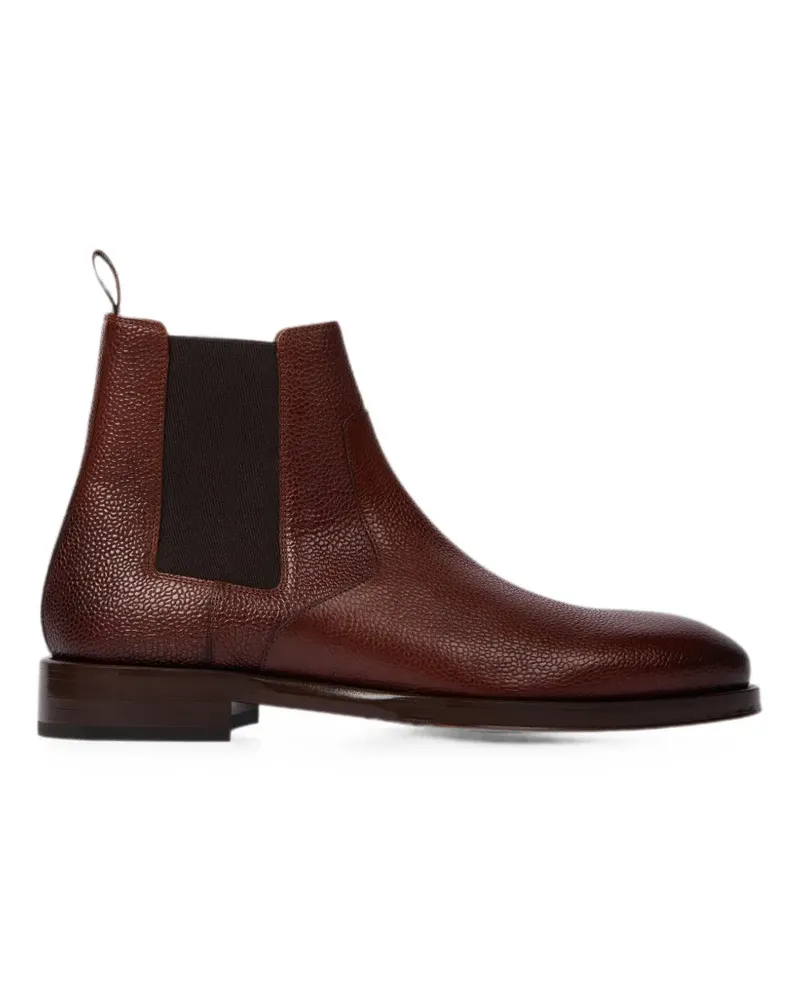 Paul Smith Lawson Stiefel aus gekörntem Leder - Braun Braun