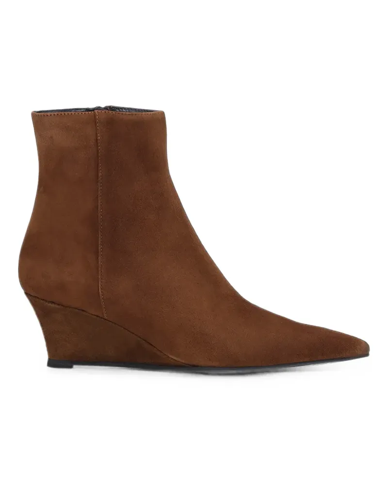 NOTABENE Elma wedge ankle boots - Braun Braun