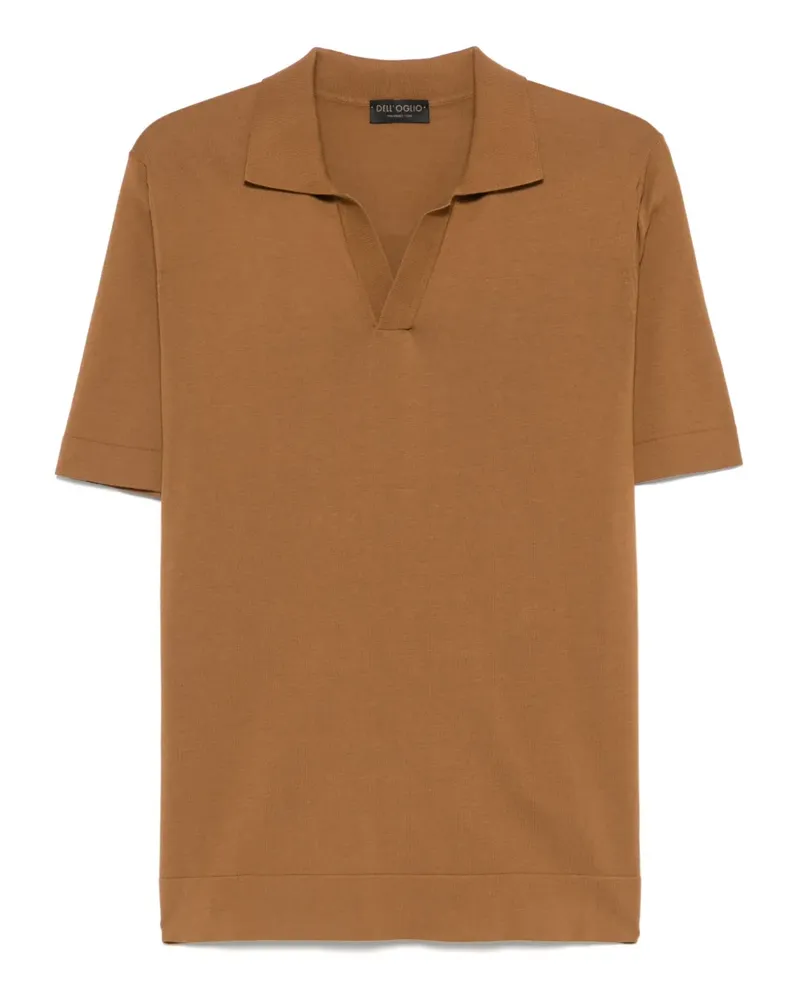 Dell'oglio Klassisches T-Shirt - Braun Braun