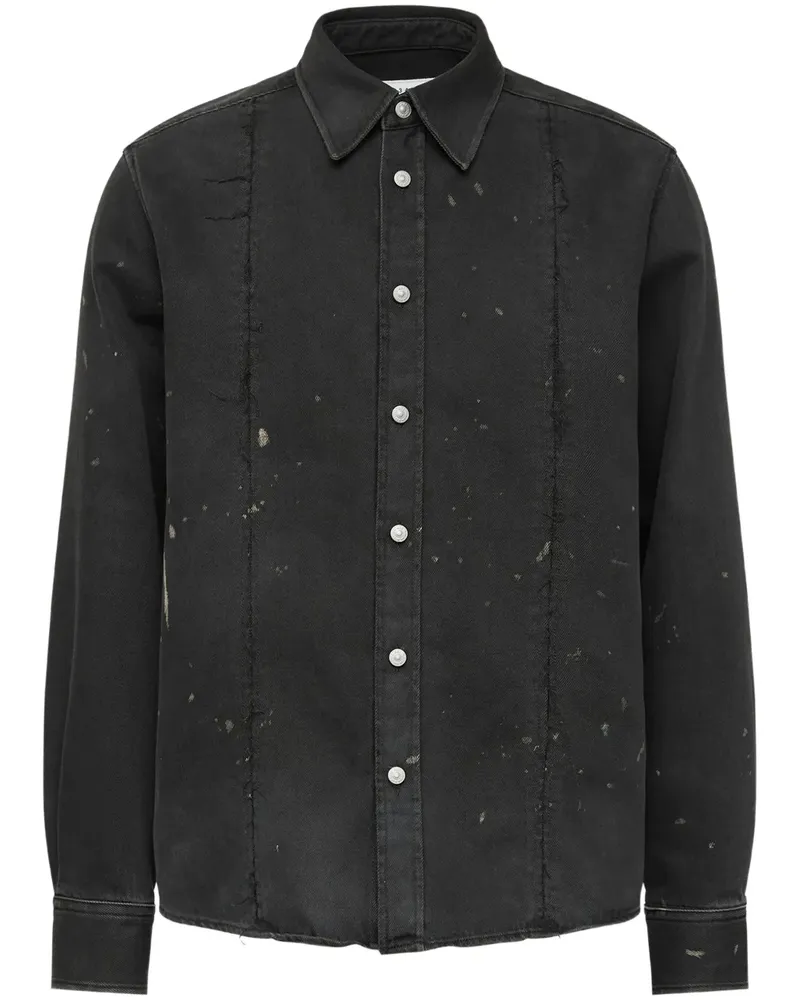 Maison Margiela Klassisches Hemd - Schwarz Schwarz