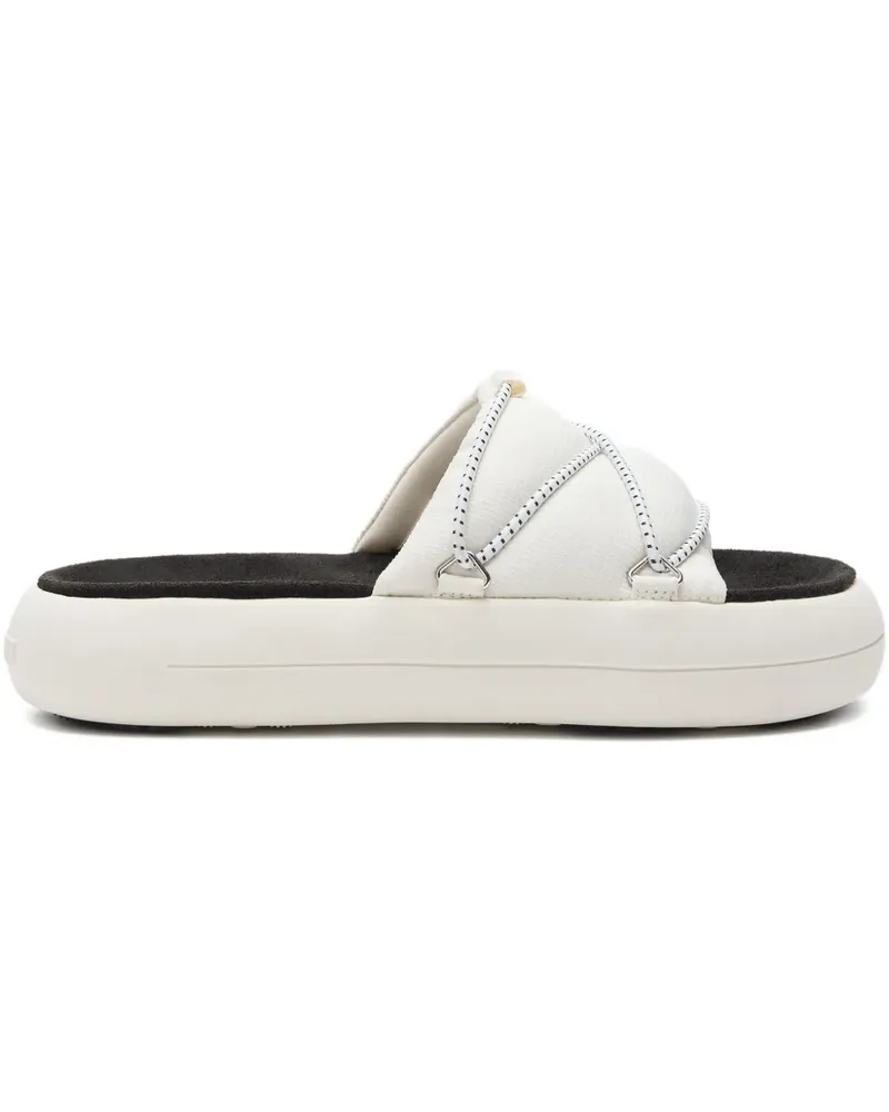 Moon Boot Icon Plateau-Sandalen mit Seildetail - Weiß Weiß