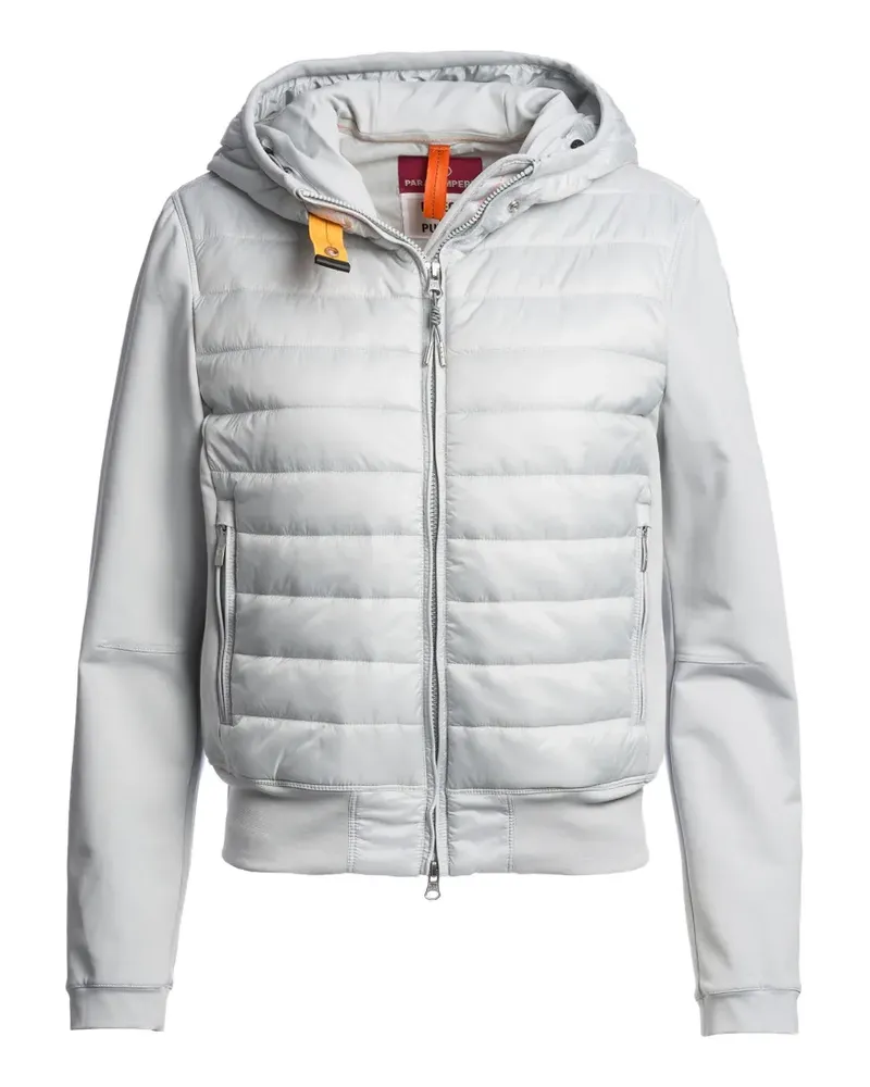 Parajumpers Caelie hooded quilted jacket - Grau Grau