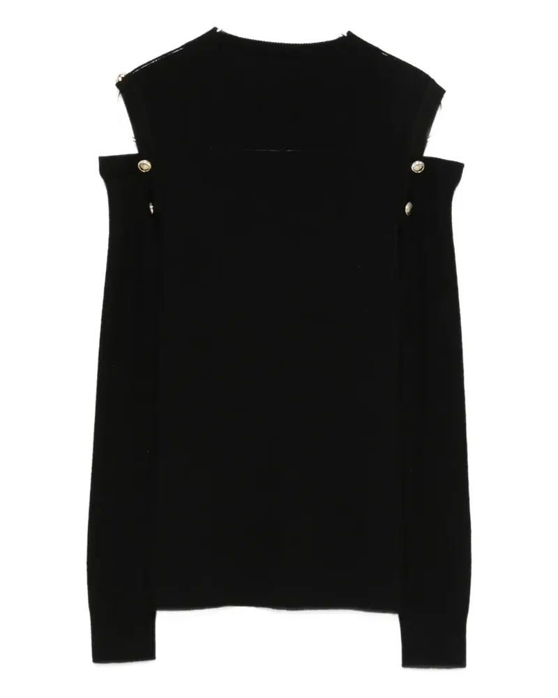 D.EXTERIOR Schulterfreie Bluse - Schwarz Schwarz