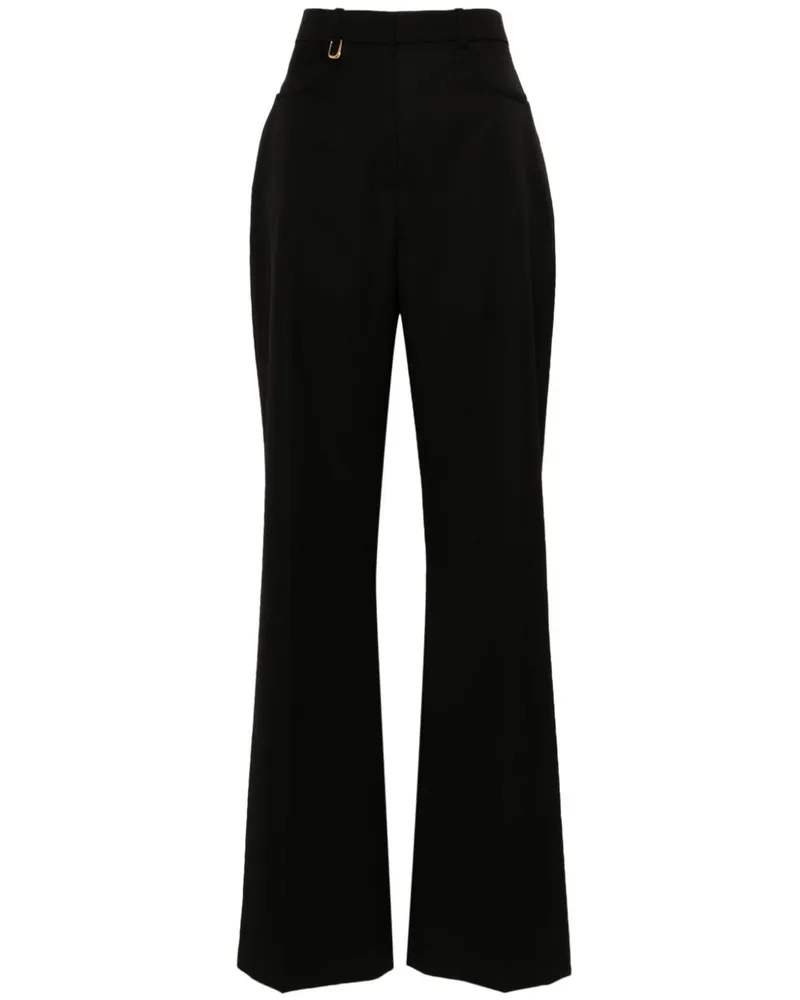 Jacquemus Le Pantalon Sauge Hose - Schwarz Schwarz