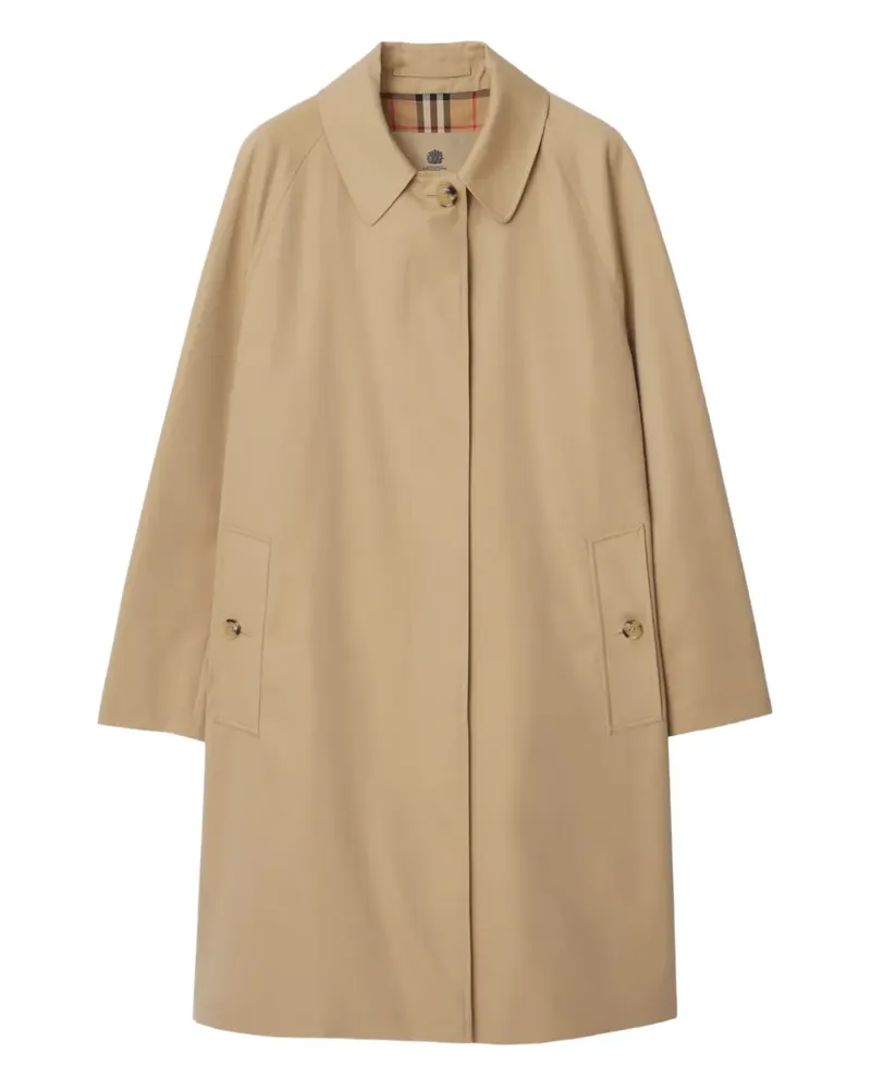 Burberry Geknöpfter Camden Heritage Mantel - Nude Nude