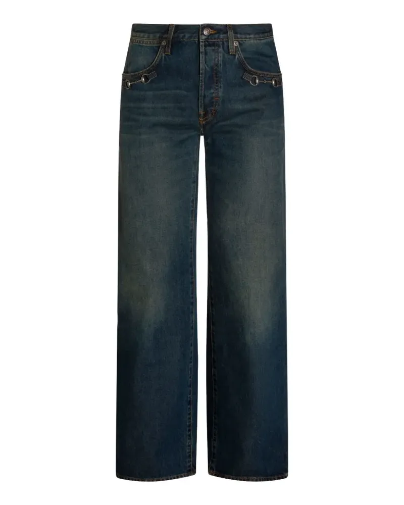 Gucci horsebit jeans - Blau Blau