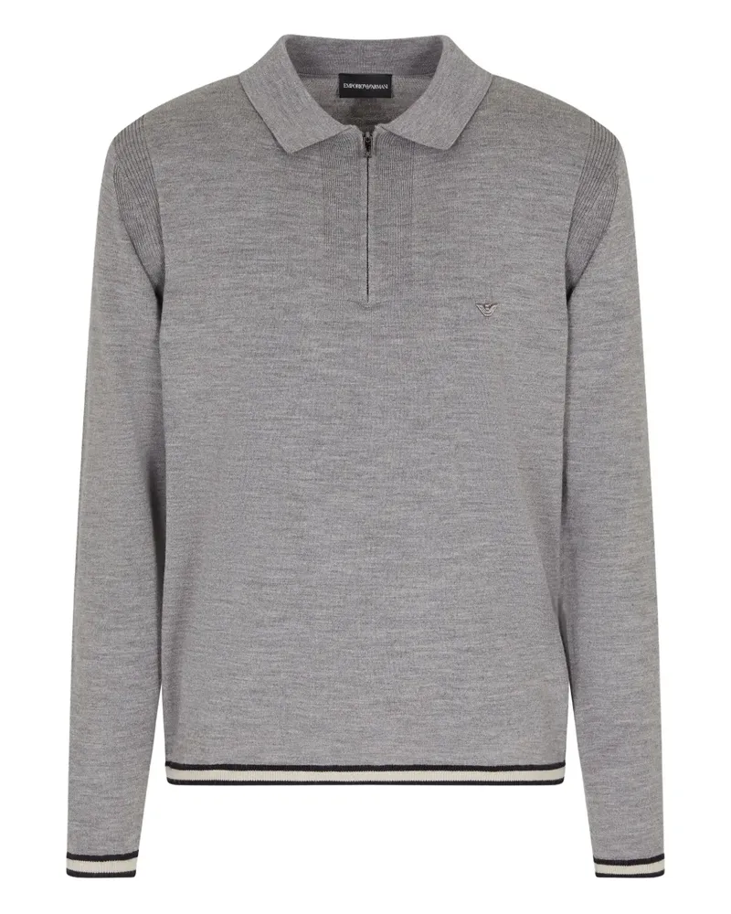 Emporio Armani Klassisches Poloshirt - Grau Grau