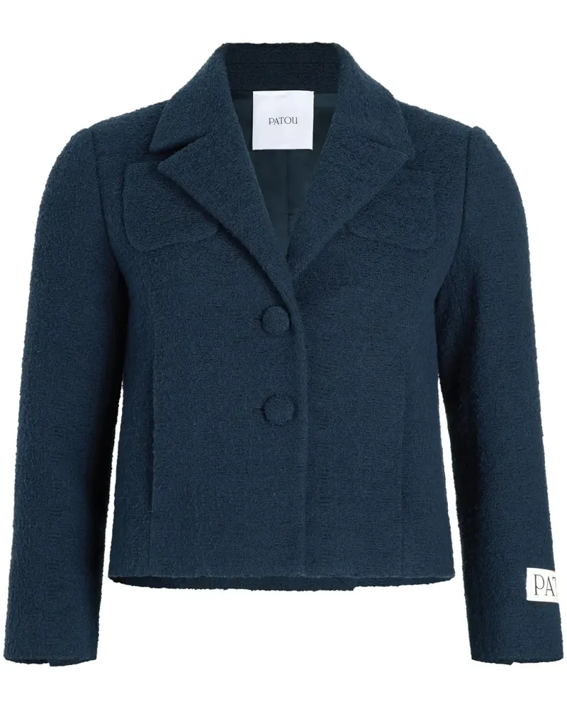 Patou Klassische Tweed-Jacke - Blau Blau