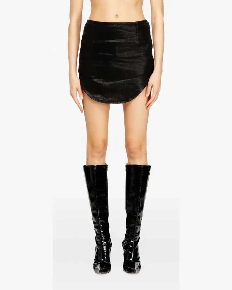 Diesel De-Vany Minirock - Schwarz Schwarz